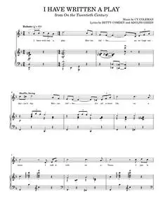 I Have Written A Play - Cy Coleman, Michael Buble (Piano Vocal)