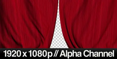 Realistic Red Curtains Closing - Motion Graphics (VideoHive)