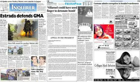 Philippine Daily Inquirer – November 18, 2003