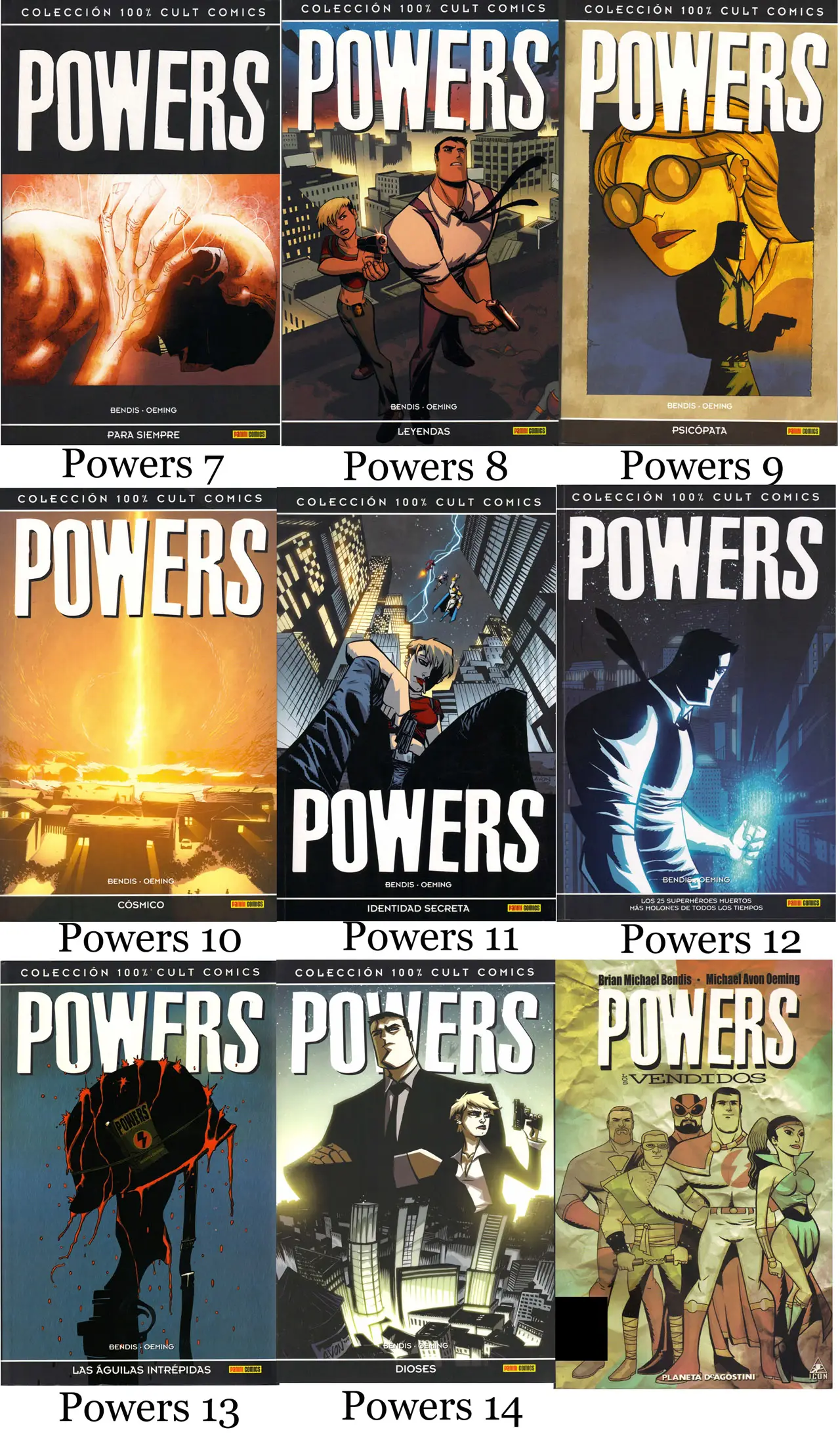 Powers #7-14 y Los Vendidos