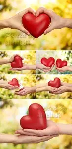Stock Photo - Heart in Hands