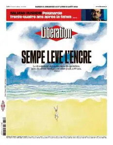 Libération – 13 août 2022