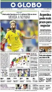 O Globo - 24 de junho de 2014 - Terça