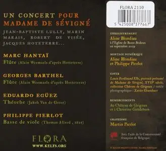 Georges Barthel, Eduardo Egüez, Marc Hantaï, Philippe Pierlot - Un Concert pour Madame de Sévigné (2010)