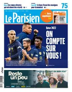 Le Parisien du Mardi 22 Novembre 2022