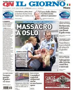 IL GIORNO 22 23 LUGLIO 2011