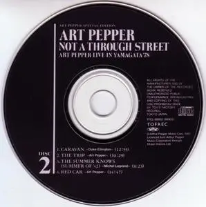 Art Pepper - Not A Through Street, Live In Yamagata '78 (1990) {2CD Set, Toy's Factory Records Japan TFCL-88901~2}