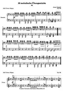 DiabelliA - 28 melodische Übungsstücke (No. 26)