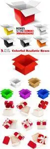 Vectors - Colorful Realistic Boxes