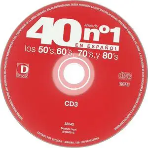 VA - 40 Años De Nº1: : Los 50-60-70-80 En Español (2015)