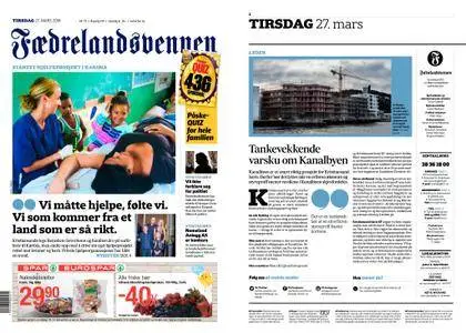 Fædrelandsvennen – 27. mars 2018