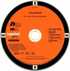 The John Coltrane Quartet - Coltrane (1962) [Analogue Productions Remastered 2010]