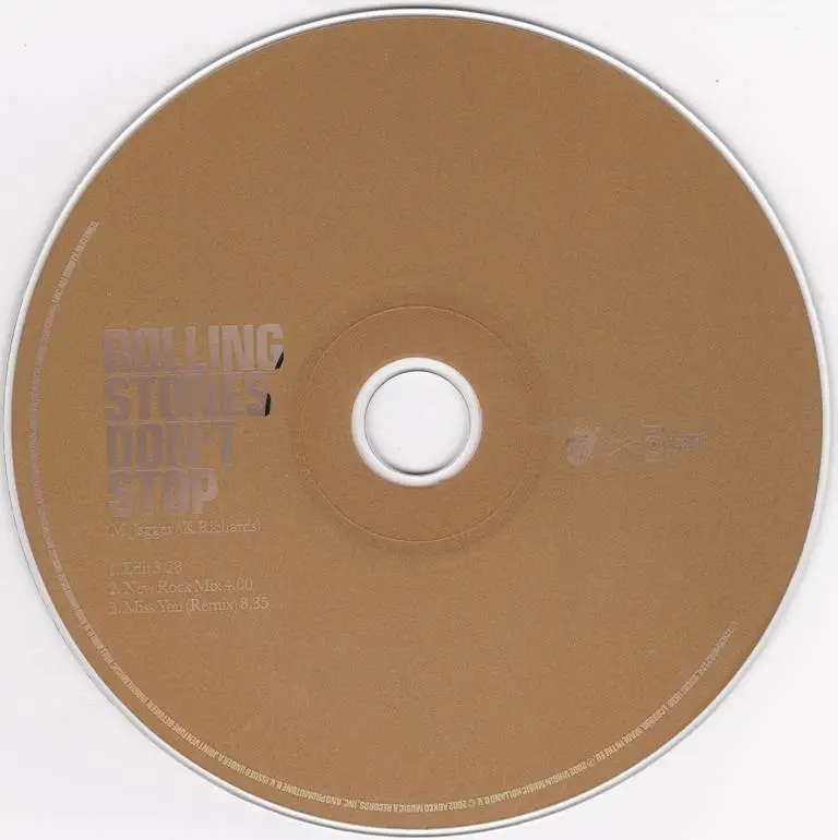 The Rolling Stones Dont Stop Cd Single 2002 Avaxhome