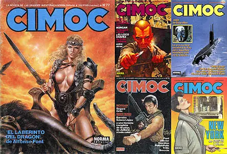Revista Cimoc #76 to #80 (1987)
