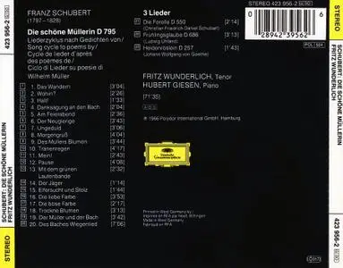 Fritz Wunderlich, Hubert Giesen - Schubert: Die schöne Müllerin (1989)