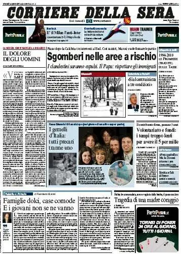 Il Corriere della Sera (11-01-10)