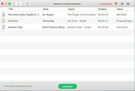 Macsome iTunes Converter 2.0.3 Mac OS X