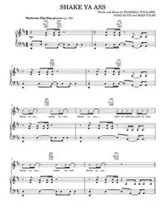 Shake ya ass - Mystikal (Piano-Vocal-Guitar)