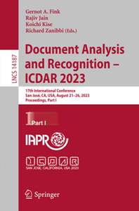 Document Analysis and Recognition – ICDAR 2023: 17th International Conference, Part I