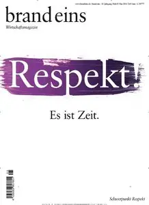Brand Eins Wirtschaftsmagazin Mai No 05 2011