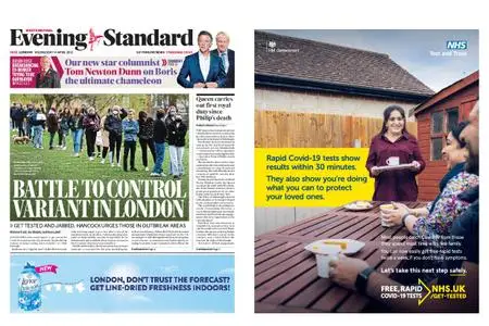 London Evening Standard – April 14, 2021