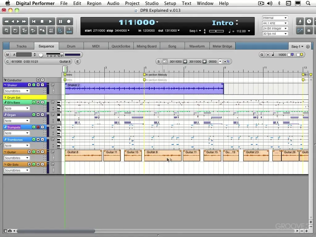 Groove3: Digital Performer 8 Explained (2012)