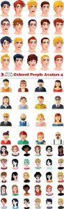 Vectors - Colored People Avatars 4