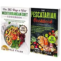 Pescatarian Mediterranean Diet Cookbook: 2 Books In 1