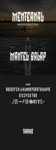 Menternal font