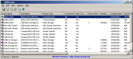 USBDeview  V1.70 Portable