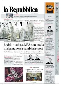 la Repubblica - 8 Dicembre 2018