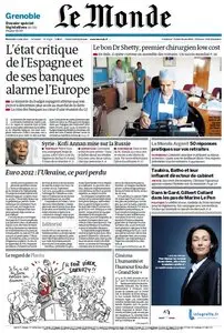 Le Monde et Supplément Argent du Mercredi 6 Juin 2012