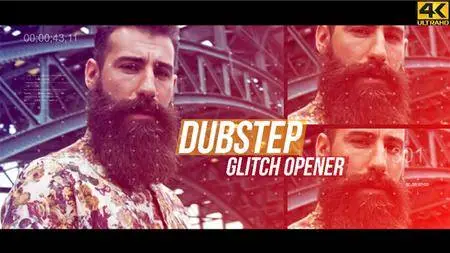 Dubstep Glitch Opener - 4K - Project for After Effects (VideoHive)