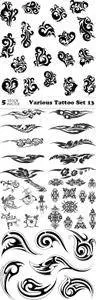 Vectors - Various Tattoo Set 13