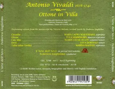 Federico Guglielmo, L'Arte dell'Arco - Antonio Vivaldi: Ottone in Villa (2010)