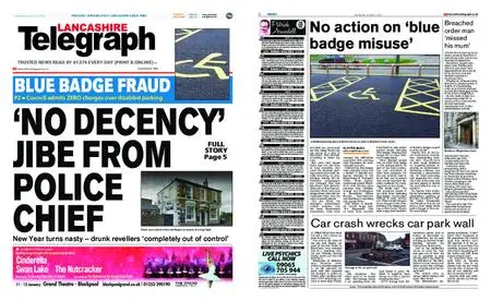 Lancashire Telegraph (Blackburn, Darwen, Hyndburn, Ribble Valley) – January 02, 2019