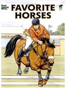 Favorite Horses Coloring Book [Repost]