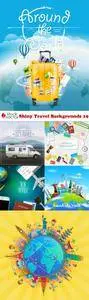 Vectors - Shiny Travel Backgrounds 19