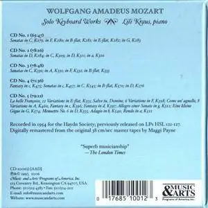 Lili Kraus - Mozart: Solo Keyboard Works (5CD) (2006)