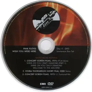 Pink Floyd - Wish You Were Here (1975) [2011, Immersion edition, 2CD + 2DVD + Blu-ray Box Set]