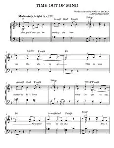 Time out of mind - Steely Dan (Easy Piano)