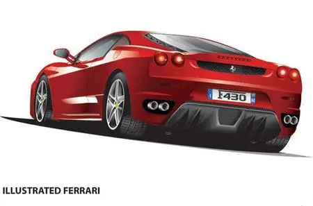 Illustrated Ferrari