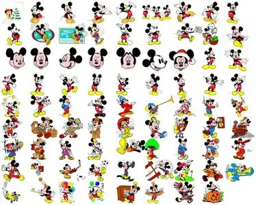 Mickey Mouse in Coreldraw