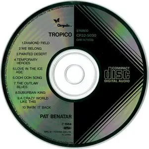 Pat Benatar - Tropico (1984) [Japan 1st Press]