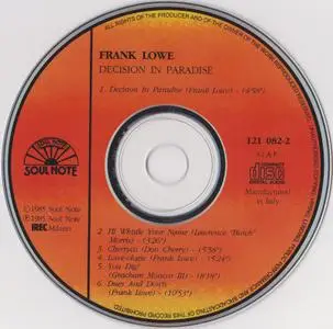 Frank Lowe - Decision in Paradise (1985)