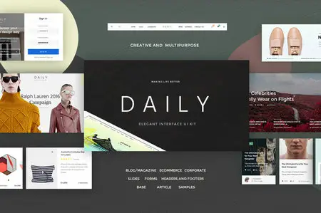 CreativeMarket - Daily UI Kit