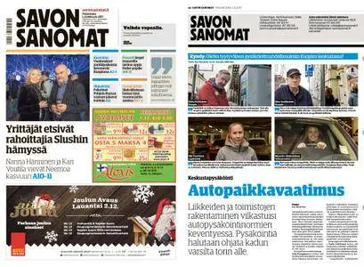 Savon Sanomat – 01.12.2017