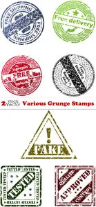 Vectors - Various Grunge Stamps
