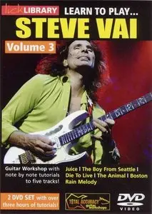 Lick Library - Learn to play Steve Vai Volume 3 (2 DVD Set)