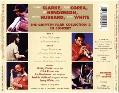 Clarke/Corea/Henderson/Hubbard/White - The Griffith Park Collection 2 (1983) [2CDs] {WOU 6262}